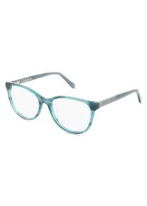 Fossil 7203 Brille Damen | Fassung: Vollrand, Eckig, Grün Gestreift