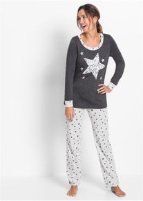 Pyjama - gris - taille 38/40 (S) - bonprix