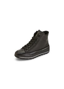 Candice Cooper - Schnür-Stiefelette Janis Strip Plus Chic, schwarz, Gr. 39.5, Orthopädische Einlagen, Leder
