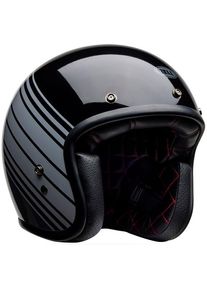 Bell Custom 500 Edge, open face helmet , color: Black/Grey , size: S