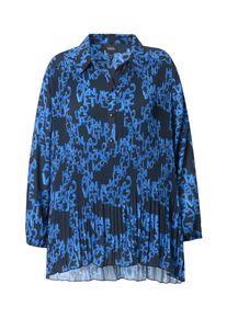 Ulla Popken, Damer, Tunika, Blå / Azur / Sort, Størrelse L/XL