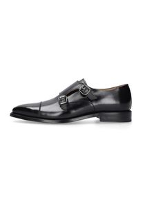 Henry Stevens Slipper 'Liam CDM Double Monk' Herren schwarz Größe 39 Unifarben