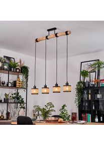 hofstein Ramila Lámparas suspendidas, Lámparas colgantes Crudo, Negro, 4 luces