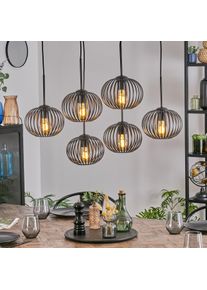 hofstein Oravi Suspension, Suspension Noir, 6 lumières