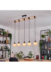 hofstein Sabadim Lámparas suspendidas, Lámparas colgantes Crudo, Negro, 5 luces