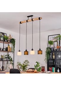 hofstein Bassagoda Lámparas suspendidas, Lámparas colgantes Crudo, Negro, 4 luces
