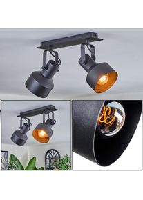 hofstein Tylar Plafonnier, Spot de plafond Noir, 2 lumières