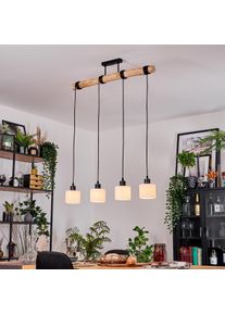 hofstein Bassagoda Suspension, Suspension Écru, Noir, 4 lumières
