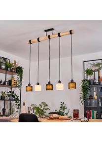 hofstein Bassagoda Lámparas suspendidas, Lámparas colgantes Crudo, Negro, 5 luces