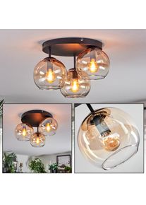 hofstein Koyoto Plafonnier, Boule lumineuse Ambre, Clair, 3 lumières