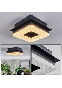 hofstein Walon Plafonnier LED Noir, 1 lumière