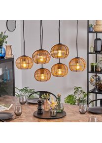 hofstein Mulstrand Lámparas suspendidas, Lámparas colgantes Crudo, 6 luces