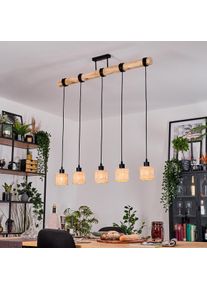 hofstein Cavaca Lámparas suspendidas, Lámparas colgantes Crudo, Negro, 5 luces