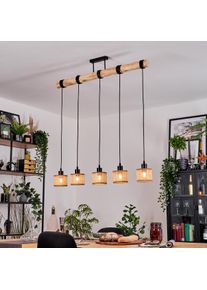 hofstein Barcos Lámparas suspendidas, Lámparas colgantes Crudo, Negro, 5 luces