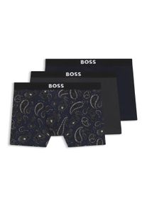 BOSS Boxershorts »Boxer Brief 3P BOSS ONE«, (3 St.), elastischer Bund mit Logo, 1x gemustert, 2x uni