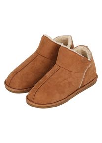Apollo Hausschuh »LADIES HOME BOOTS SUEDE«, mit Logoprägung und kuscheligen, wärmenden Innenfutter