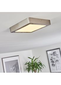 hofstein Finsrud Plafondlamp LED Nikkel mat, 1-licht