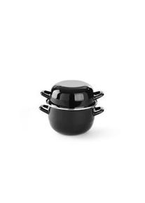 Olla para mejillones esmaltada Hendi con tapa y 2,3 litros