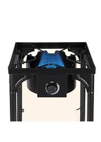 INTEC Estufa de gas 4 pies 4.5KW Modular 3 alturas - Cocina al aire libre Dimensiones 40 x 40 x H78cm Encendido piezoeléctrico