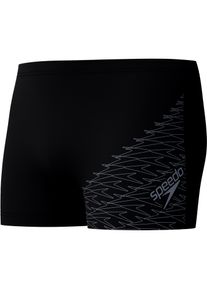 Speedo, Herren, Badehosen, Medley Logo Aquashort, Schwarz, (9)