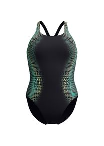 Speedo, Damen, Badeanzüge, Digital Printed Medalist 1 Pc, Türkis, (40, 44)