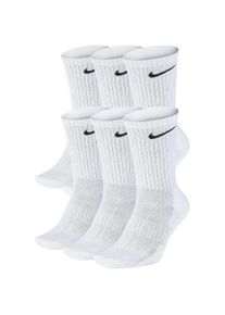 Nike, Unisex, Sportsocken, Everydy Cushion Crew (M), Weiss