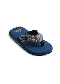 Quiksilver , Sandale »Monkey Abyss« , Blue 4 , 2(33) , 2(33) , Baumwoll-Canvas-Band mit Waschung und...