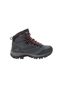 Jack Wolfskin, Damen, Trekkingschuh &raquo;REBELLION TEXAPORE MID W&laquo;, mittelgrau, UK3-EU355, mittelgrau, Robuster, hochwertiger Vollleder-Trekkingschuh