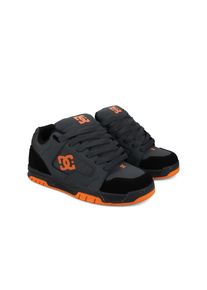 DC Shoes, Damen, Sneaker &raquo;DC Coiler&laquo;, Grey/Black/Orange, 11(44,5), Grey/Black/Orange, Stoff: Obermaterial aus Leder, Nubukleder...
