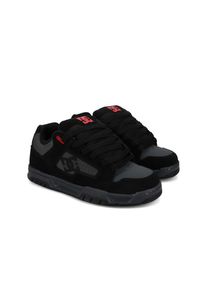 DC Shoes, Damen, Sneaker &raquo;DC Coiler&laquo;, Black/Grey/Red, 8(40,5), Black/Grey/Red, Stoff: Obermaterial aus Leder, Nubukleder...