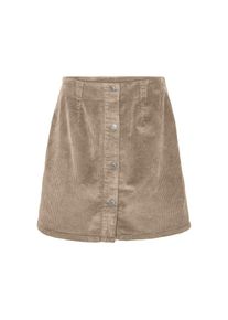 Véro Moda Vero Moda , Cordrock »VMETTA HR SHORT CORD SKATER SKIRT NOOS« , Silver Mink , XL (42) , XL (42) , Minirock von Vero Moda
