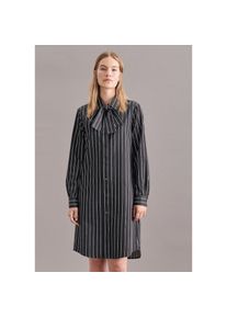 Seidensticker , Sommerkleid »Schwarze Rose«, Langarm Kragen Streifen , Schwarz , Normalgrößen , 34 -Normalgrößen , 34 , Passform: Regular