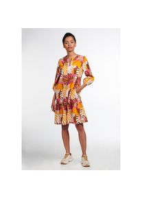 Eterna , Damen , Blusenkleid »CLASSIC FIT« , orange , Normalgrößen , 38 -Normalgrößen , 38 , Passform laut Hersteller: Classic Fit