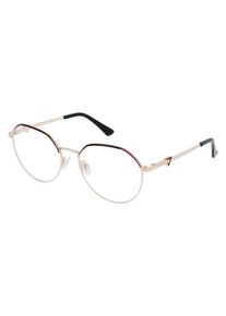 Guess GU2866 Brille Unisex | Fassung: Vollrand, Rund, Schwarz Rosegold