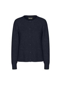 Pieces , Strickjacke »PCMALOU LS KNIT CARDIGAN NOOS BC« , Sky Captain Detail:MELANGE , XXL , XXL , Gestrickter Cardigan von Pieces
