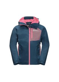 Jack Wolfskin , Outdoorjacke »ACTIVE HIKE JACKET K«, mit Kapuze , dark-blue-purple , 116 , 116 , Wetterschutzjacke