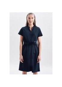 Seidensticker , Sommerkleid »Schwarze Rose«, Kurzarm Rundhals Uni , Dunkelblau , Normalgrößen , 44 -Normalgrößen , 44 , Passform: Regular