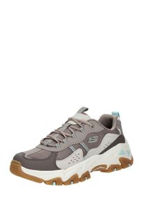 Skechers Trampki niskie 'D LITES HIKER' dla kobiet jasnoniebieski / brązowy / ciemnobrązowy / ciemnoszary Rozmiar 39