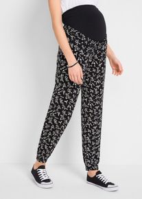 Pantaloni prémaman loose fit, Nero, Taglia 54/56 (XL), bonprix