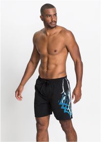 Pantaloncini da mare con stampa originale, Nero, Taglia 52/54 (L), bonprix