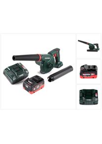 Metabo, Laubsauger + Laubbläser, AG 18 Akku Gebläse 18 V + 1x LiHD Akku 5,5 Ah + Ladegerät (Akkubetrieb, Laubsauger)