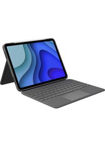 Logitech Folio Touch - Grey - Ita - Mediter (IT, iPad Pro), Tablet Tastatur, Grau