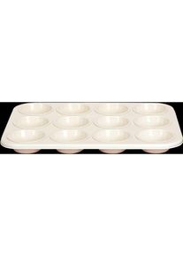 patisse Ceramic Muffin Pan 12 Cavity, Backform, Braun, Weiss