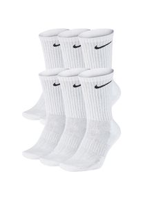 Nike, Unisex, Sportsocken, Crew (S), Weiss