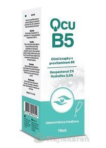 Ocu B5 očné kvapky s provitamínom B5, 15 ml