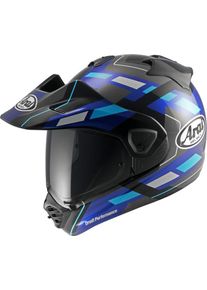 Arai Tour-X5 Match, capacete de aventura , cor: Preto/Cinzento/Azul/Azul Claro , tamanho: XL