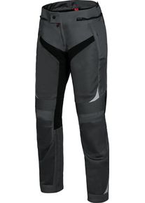 iXS Trigonis-Air, pantaloni in tessuto , colore: Grigio Scuro/Nero , dimensione: Corto L