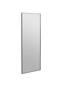 Mid.you Wandspiegel , Schwarz , Metall, Glas, Holzwerkstoff , rechteckig , 60x160x3 cm , Bsci , Garderobe, Garderobenspiegel