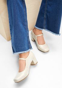 Pumps - vit - storlek 42 - bonprix