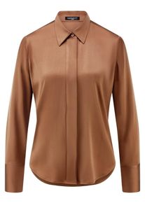 Fadenmeister Berlin - Bluse, braun, Gr. 48, Seide